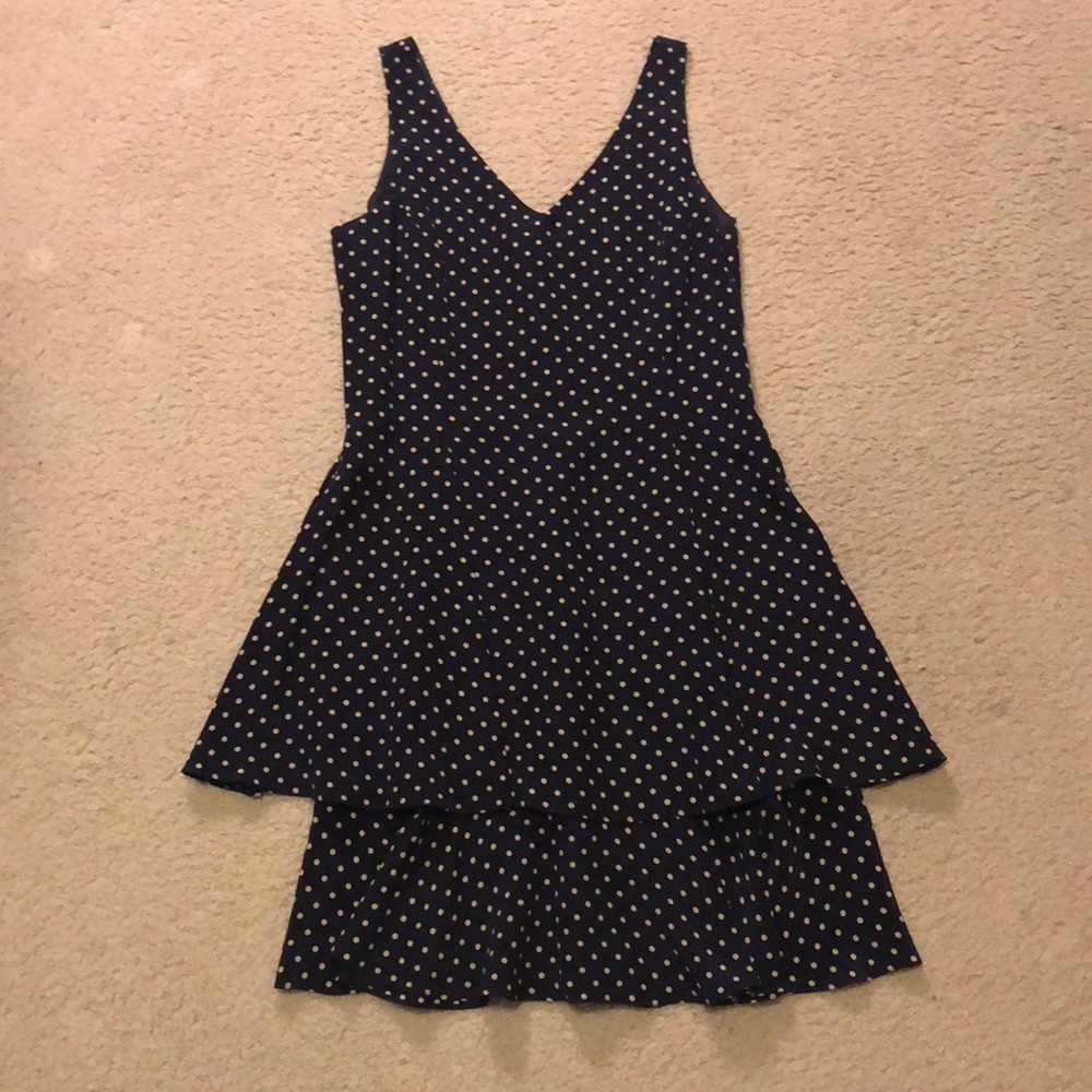 Polka Dot Layered Dress